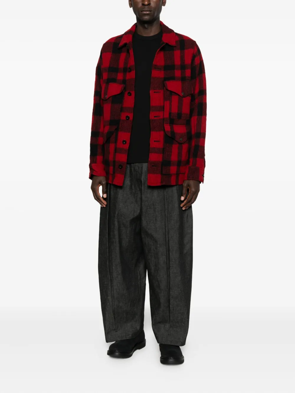 Junya Watanabe MAN check-print shirt jacket | Shirt Jackets | Image 2
