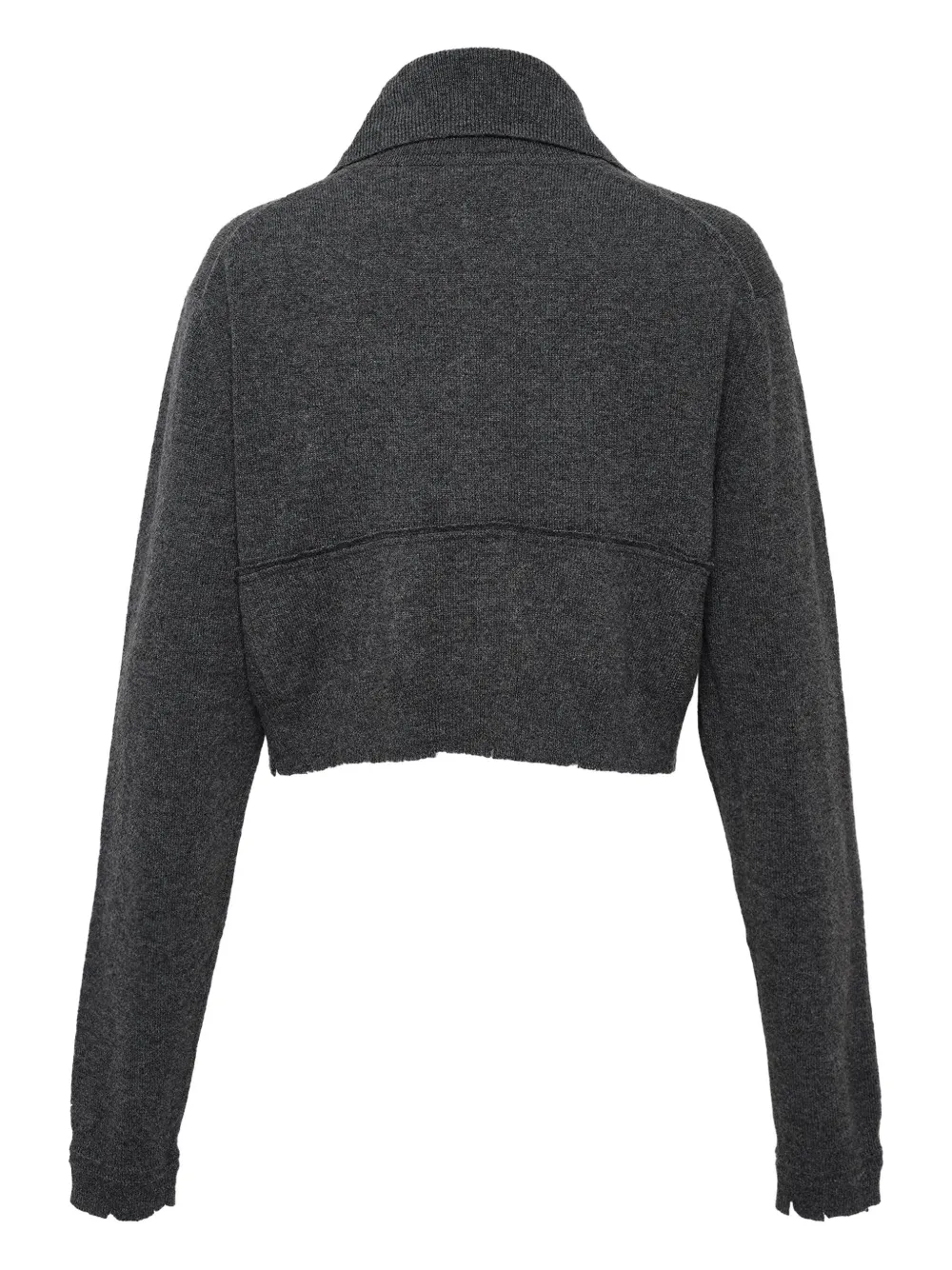 Re Code Cashmere Zip-up Sweater In Gray