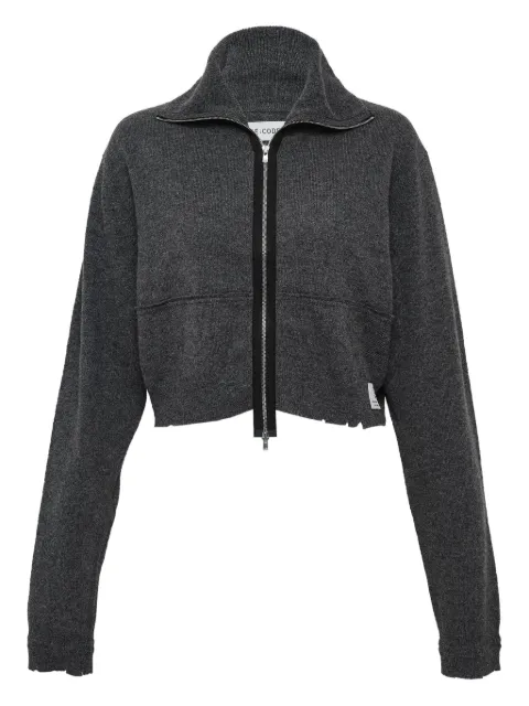 RE CODE cashmere zip-up sweater