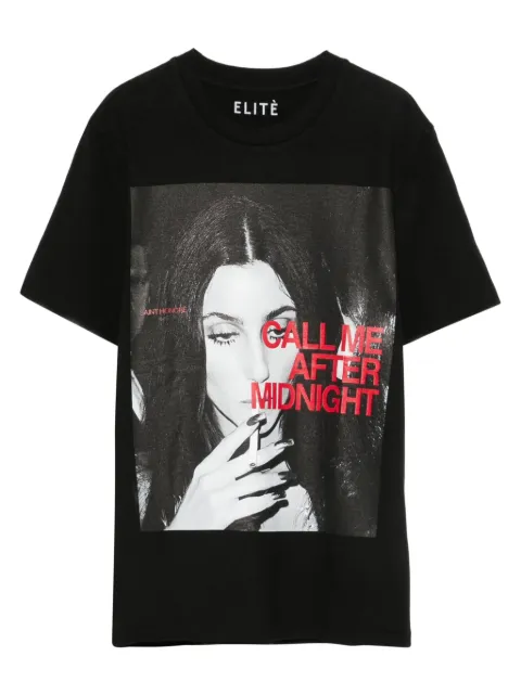 Elite playera con estampado gráfico