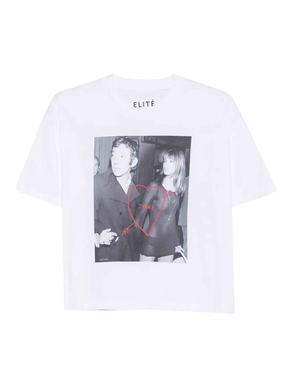 Elite playera con estampado gráfico | blanco | Image 1