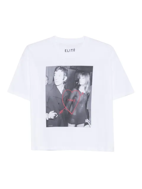 Elite playera con estampado gráfico