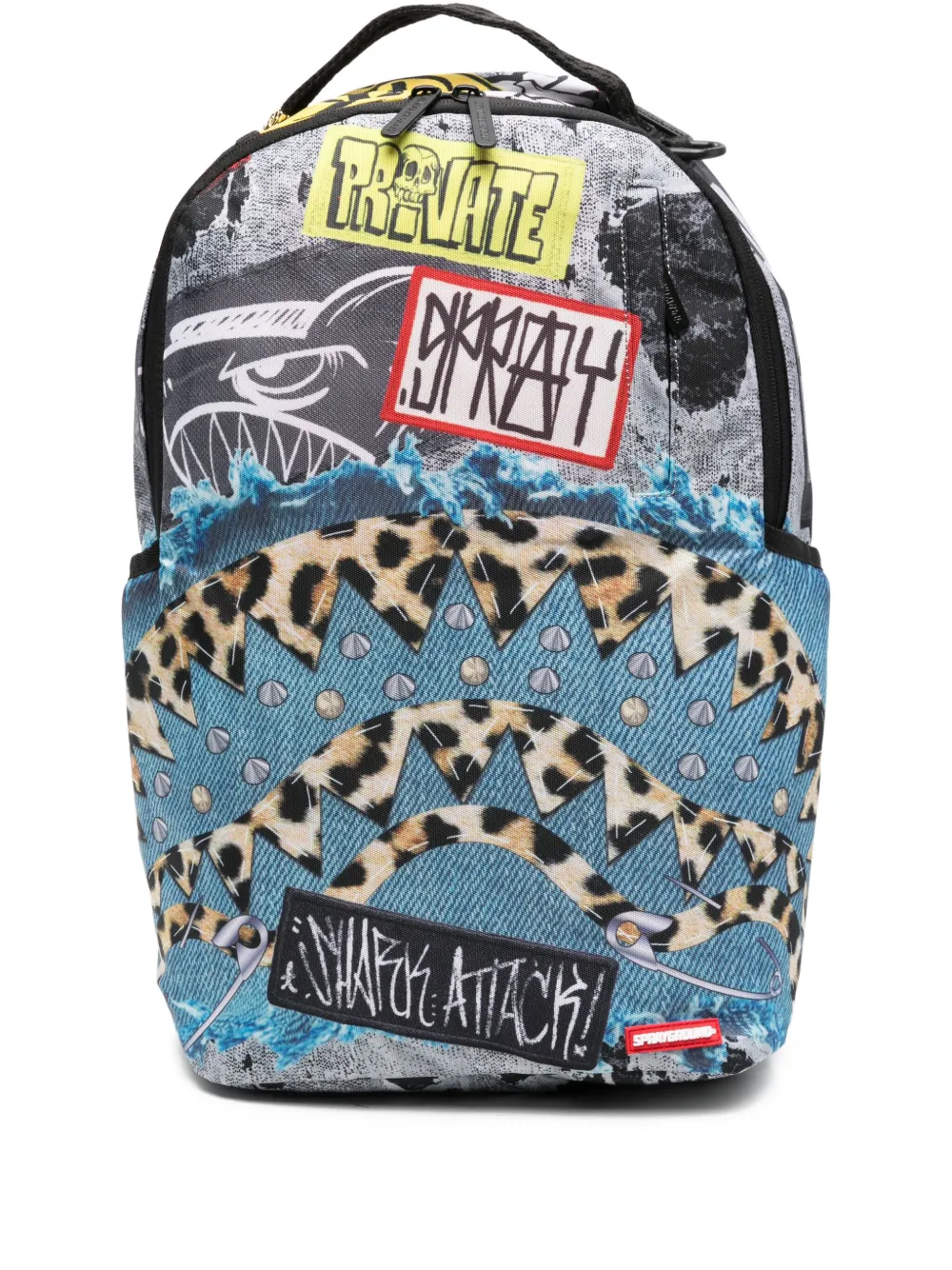 Sprayground paneled backpack | Blue | Image 1