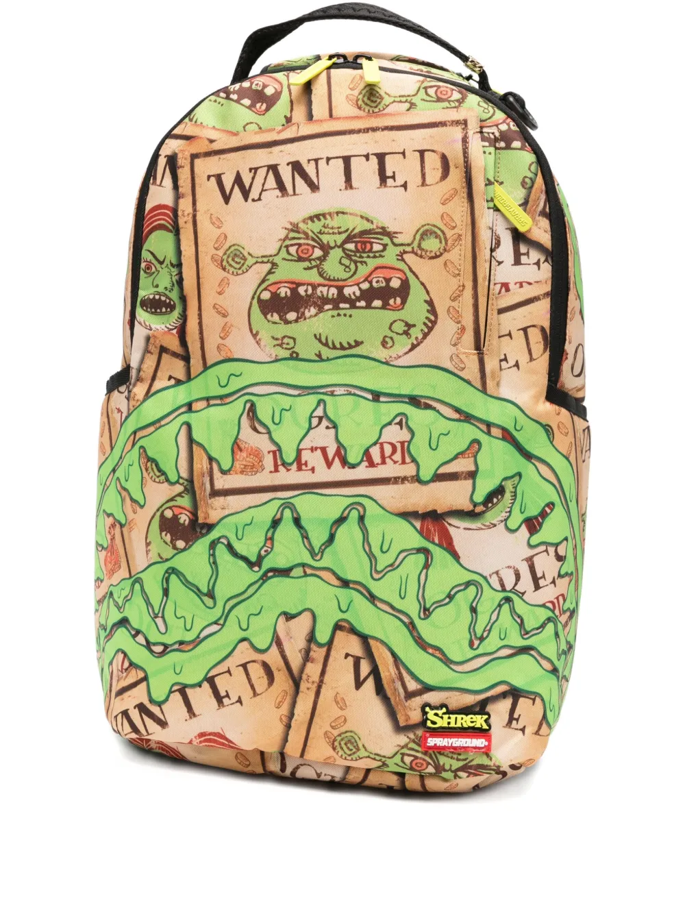 Sprayground Kid Kids' Shrek Wanted Backpack In Orange