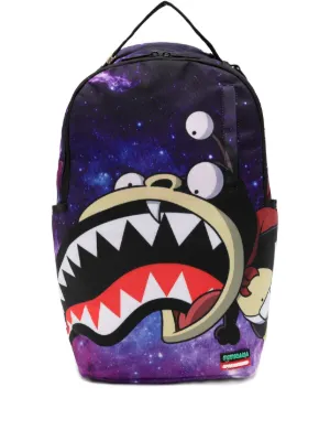 Sprayground シャークマウスモチーフ バックパック | グリーン