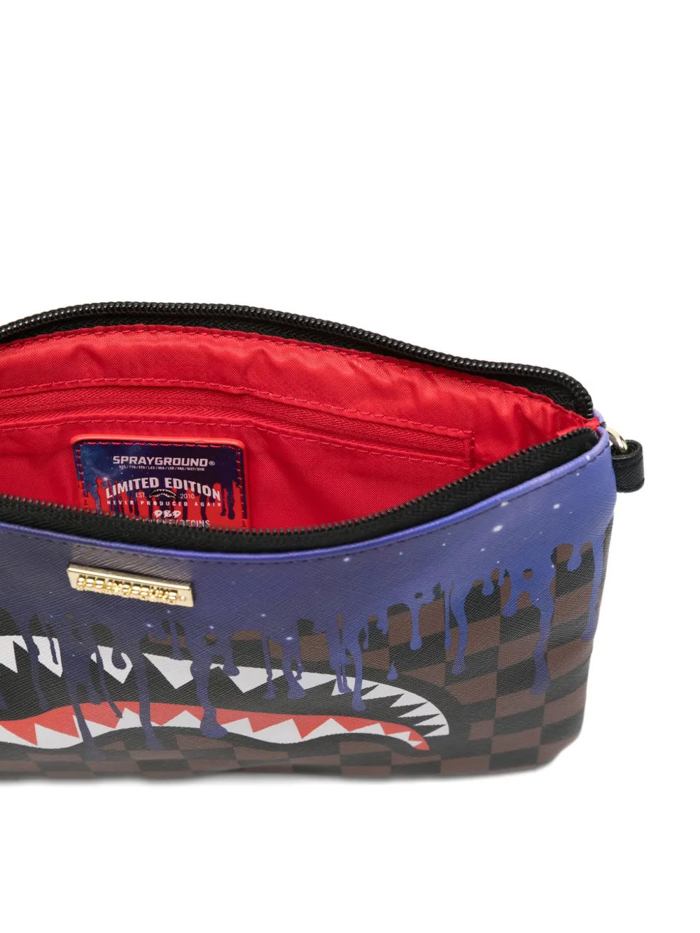 Sprayground Lost In Space Drip Messenger Bag In Brown