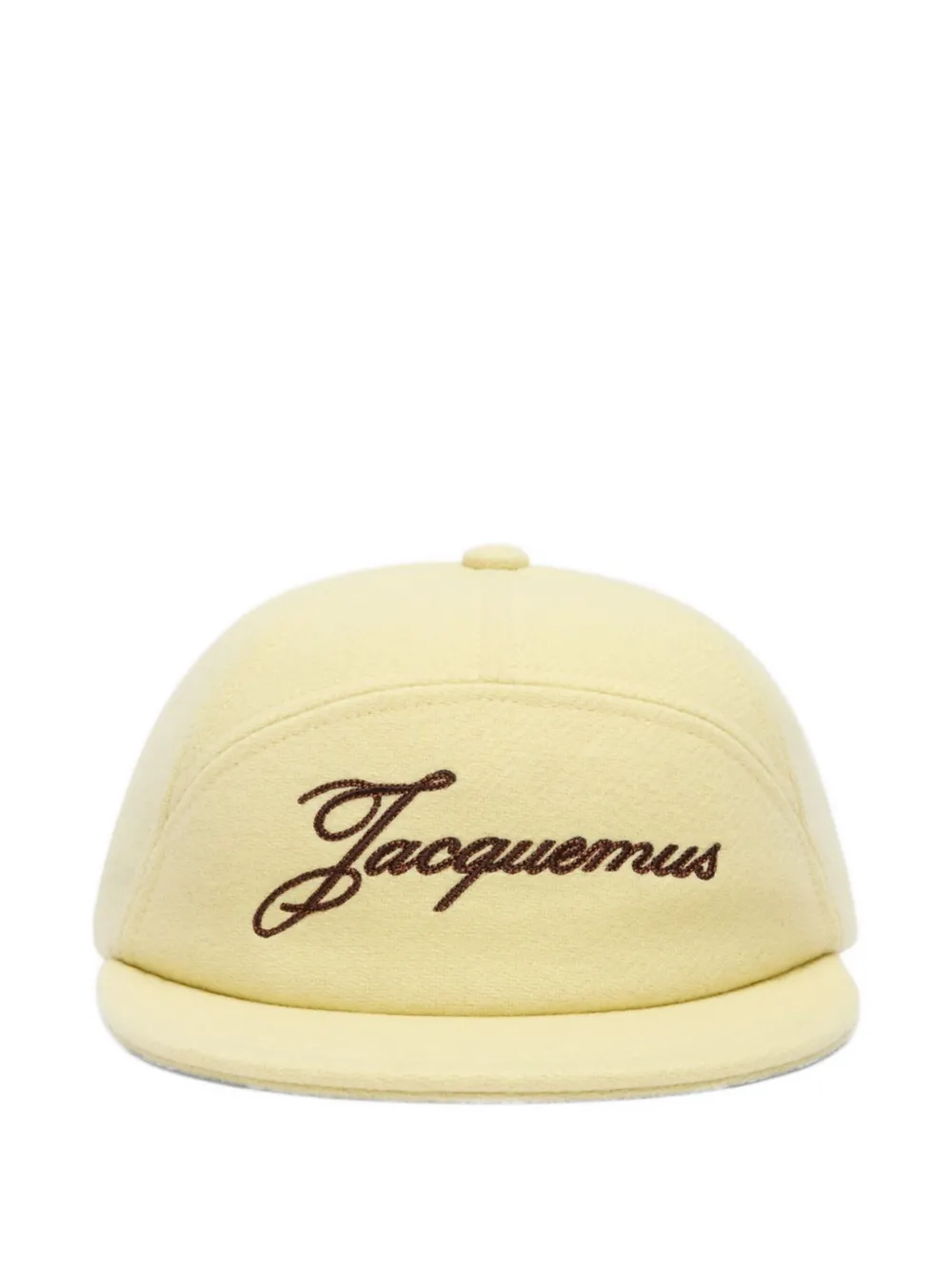 Jacquemus Le Lana logo-embroidered cap | Yellow | Image 1