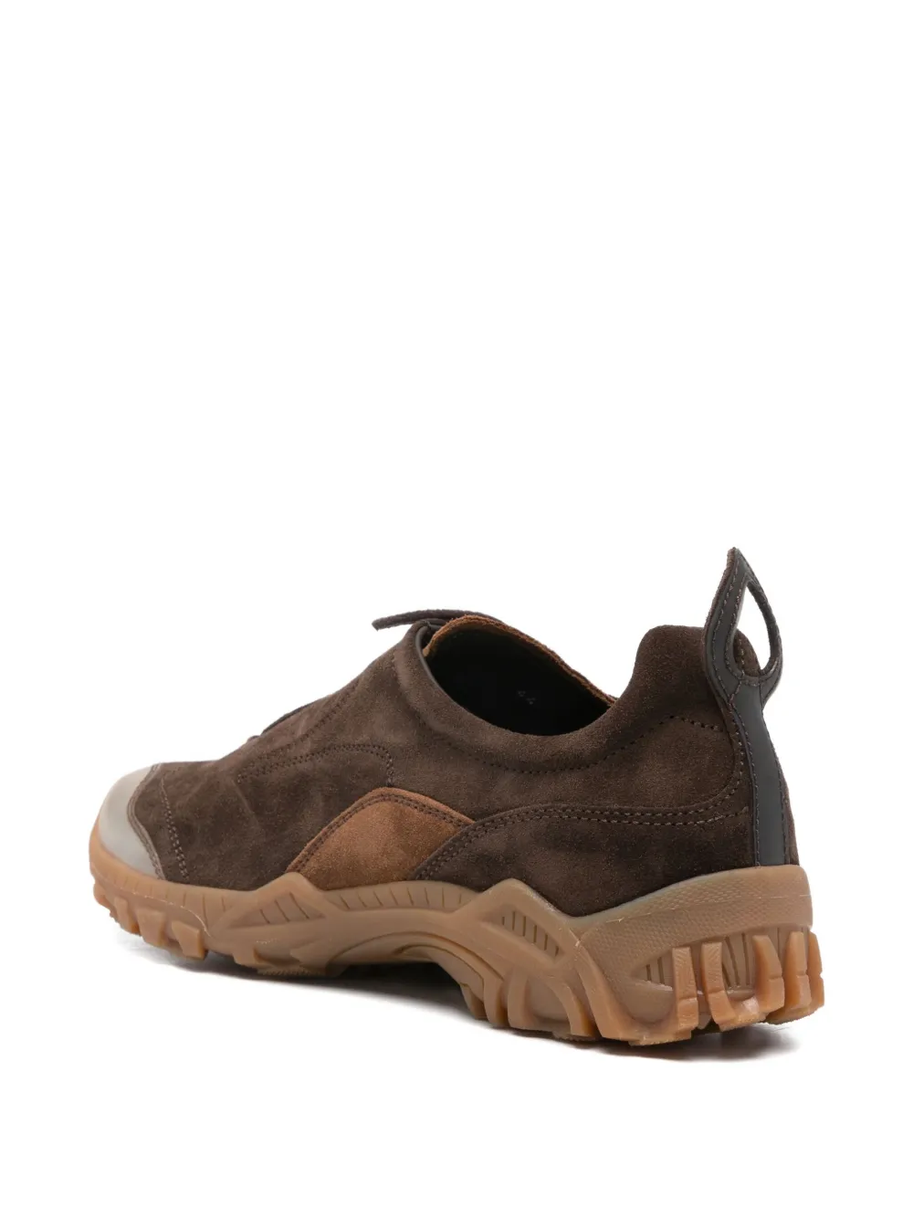 Our Legacy Suede Lace-up Low-top Sneakers In Brown