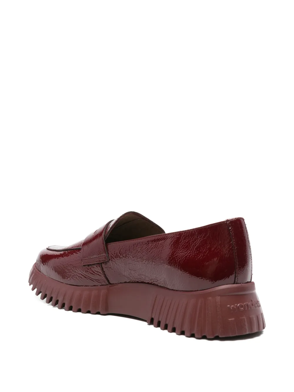 Wonders 30mm Flexfly Loafers In Red