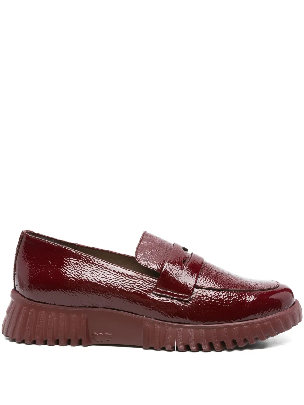 Wonders 30mm Flexfly Loafers In Red