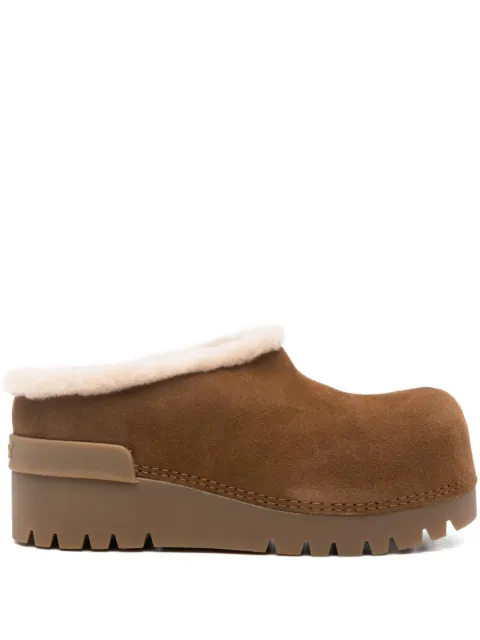 Ash leather clogs