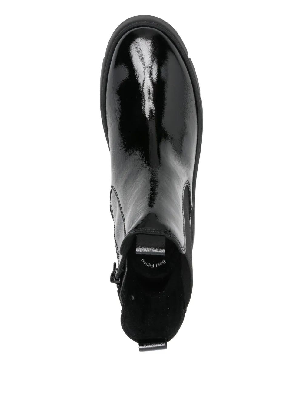 Gabor Lug-sole Chelsea Boots In Black