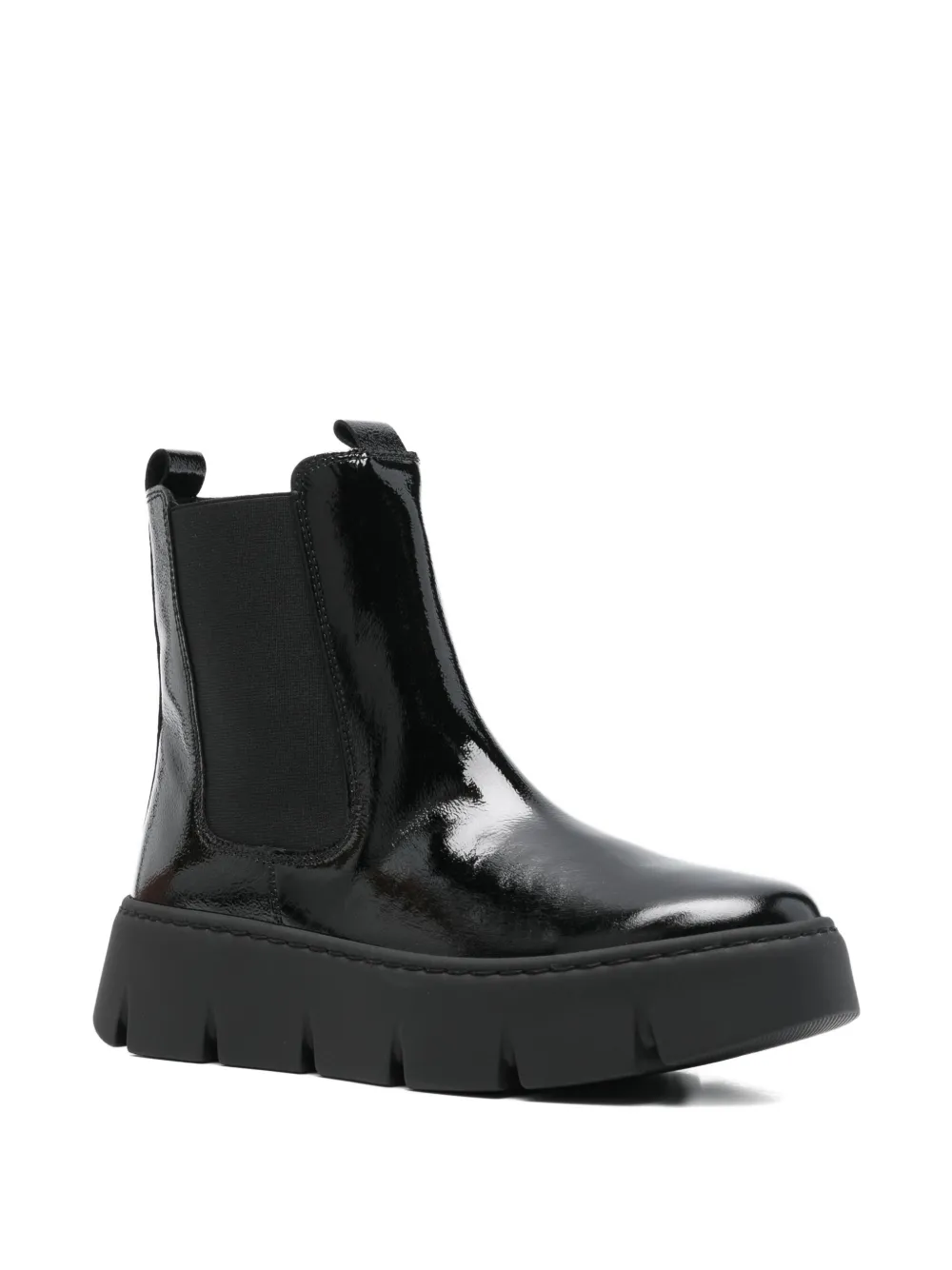 Gabor Lug-sole Chelsea Boots In Black