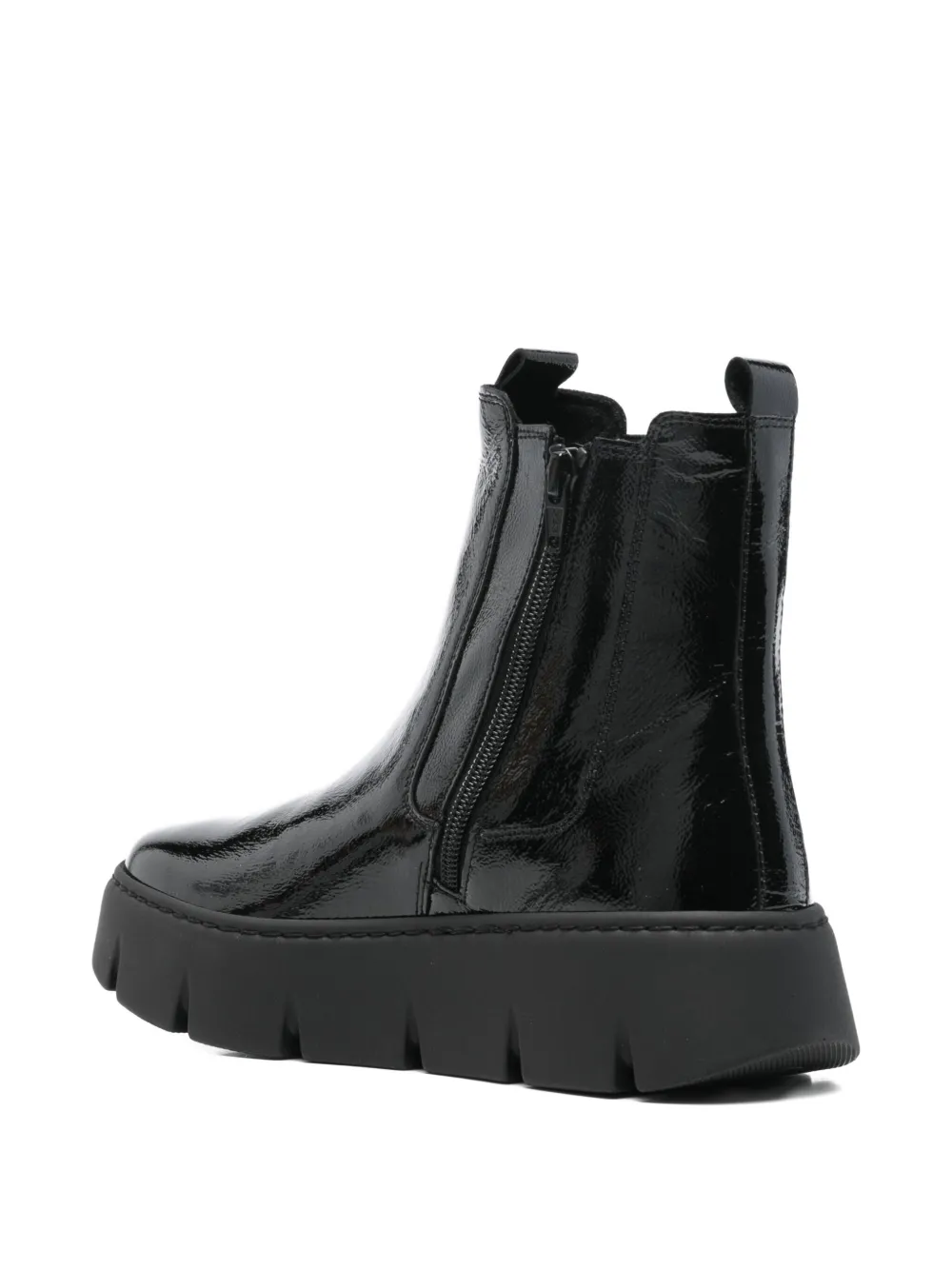 Gabor Lug-sole Chelsea Boots In Black
