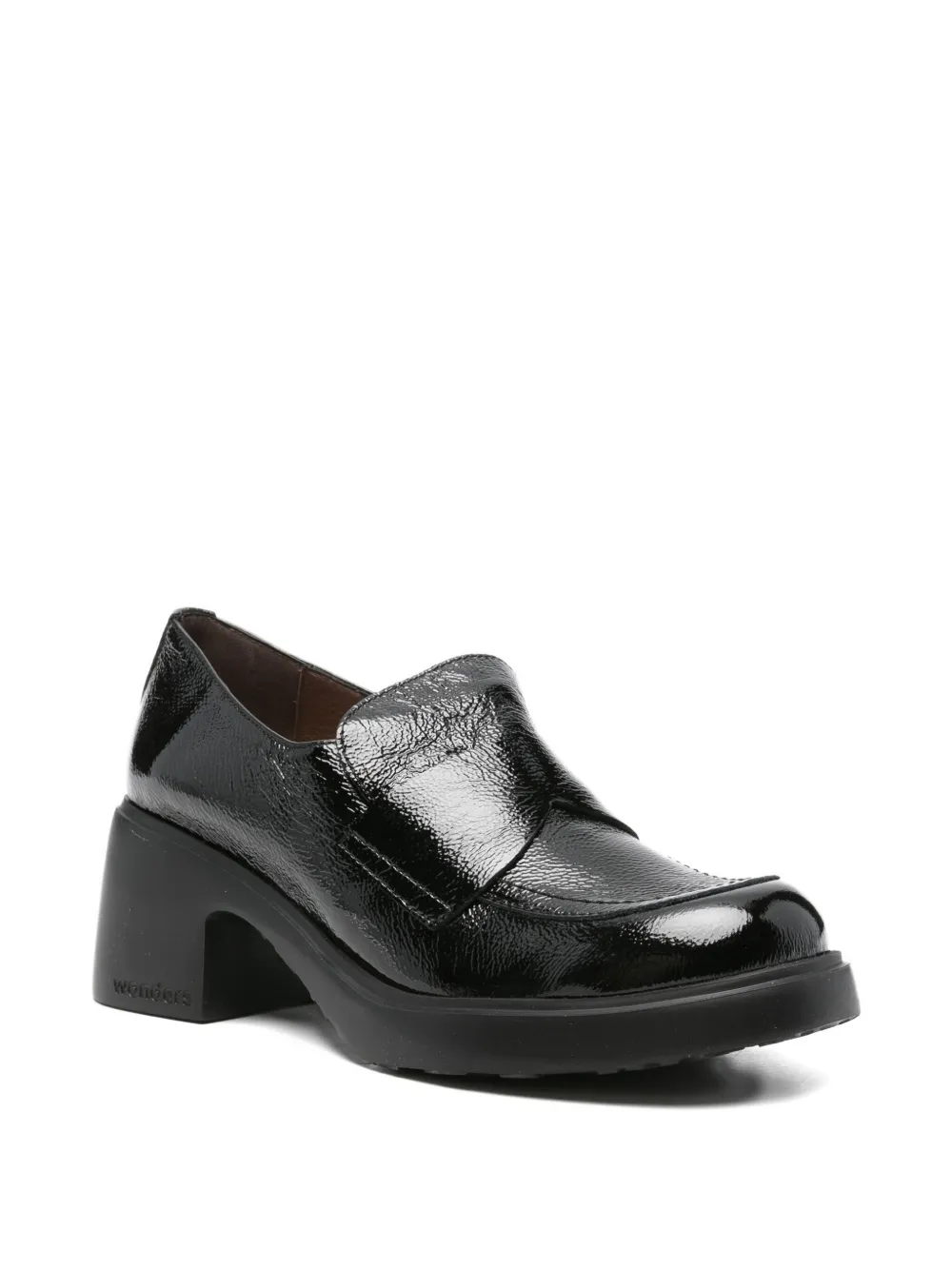Wonders 65mm Patent-leather Loafers In Black