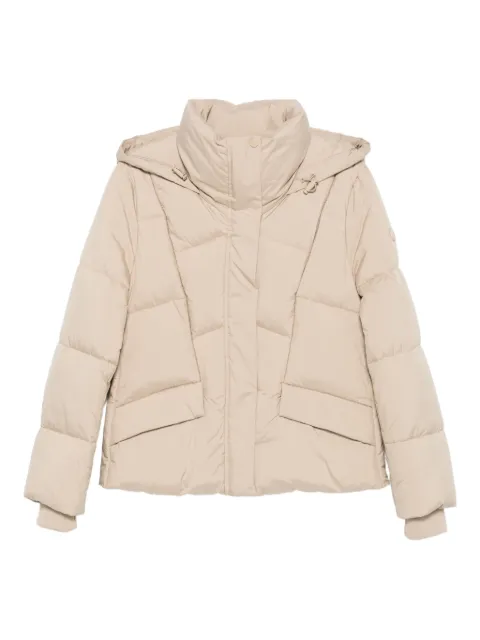 BOSS quilted zip-up puffer jacket