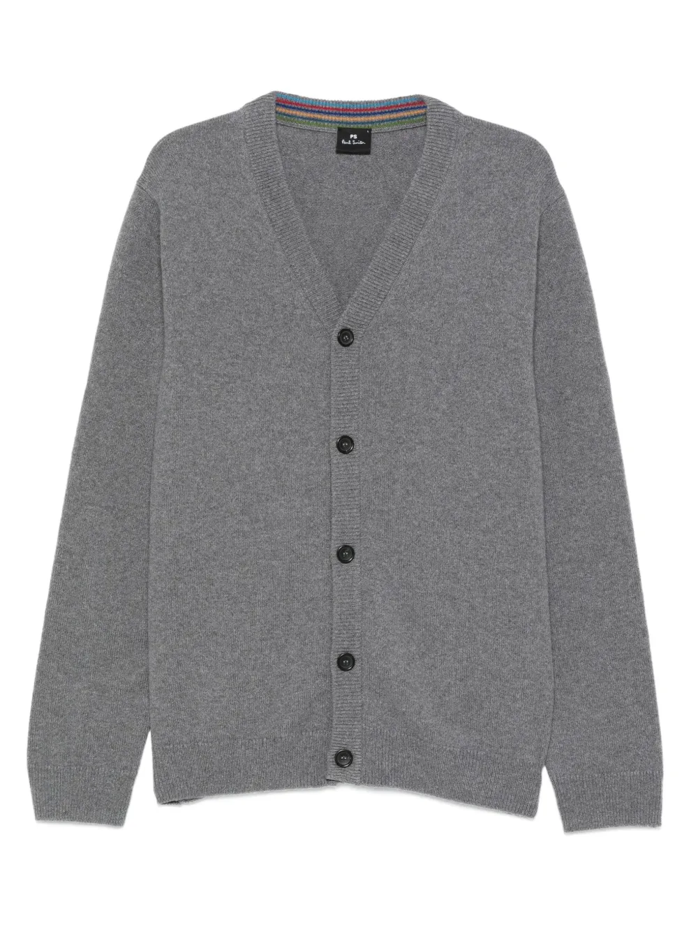 PS Paul Smith merino wool cardigan - グレー PS Paul Smith merino wool cardigan - グレー