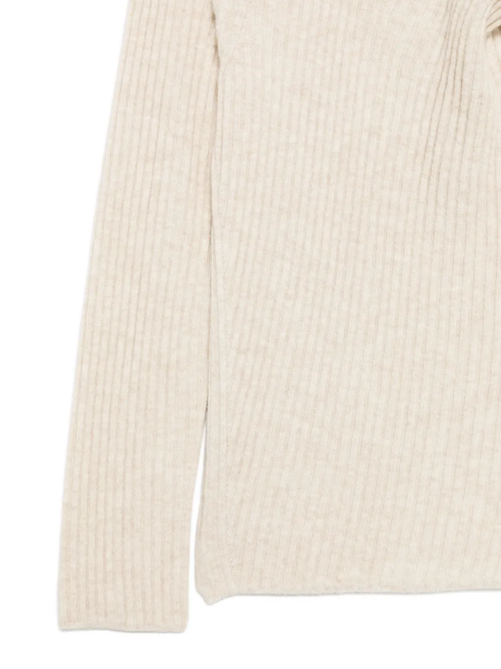 Christian Wijnants Kayal Draped-detail Jumper In Neutral