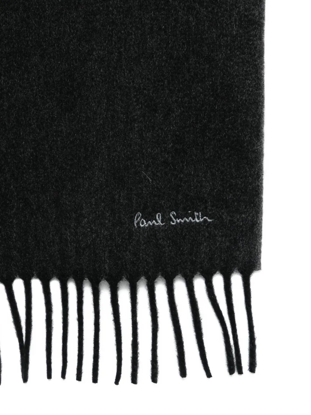 Paul Smith Sjaal met franje - Zwart