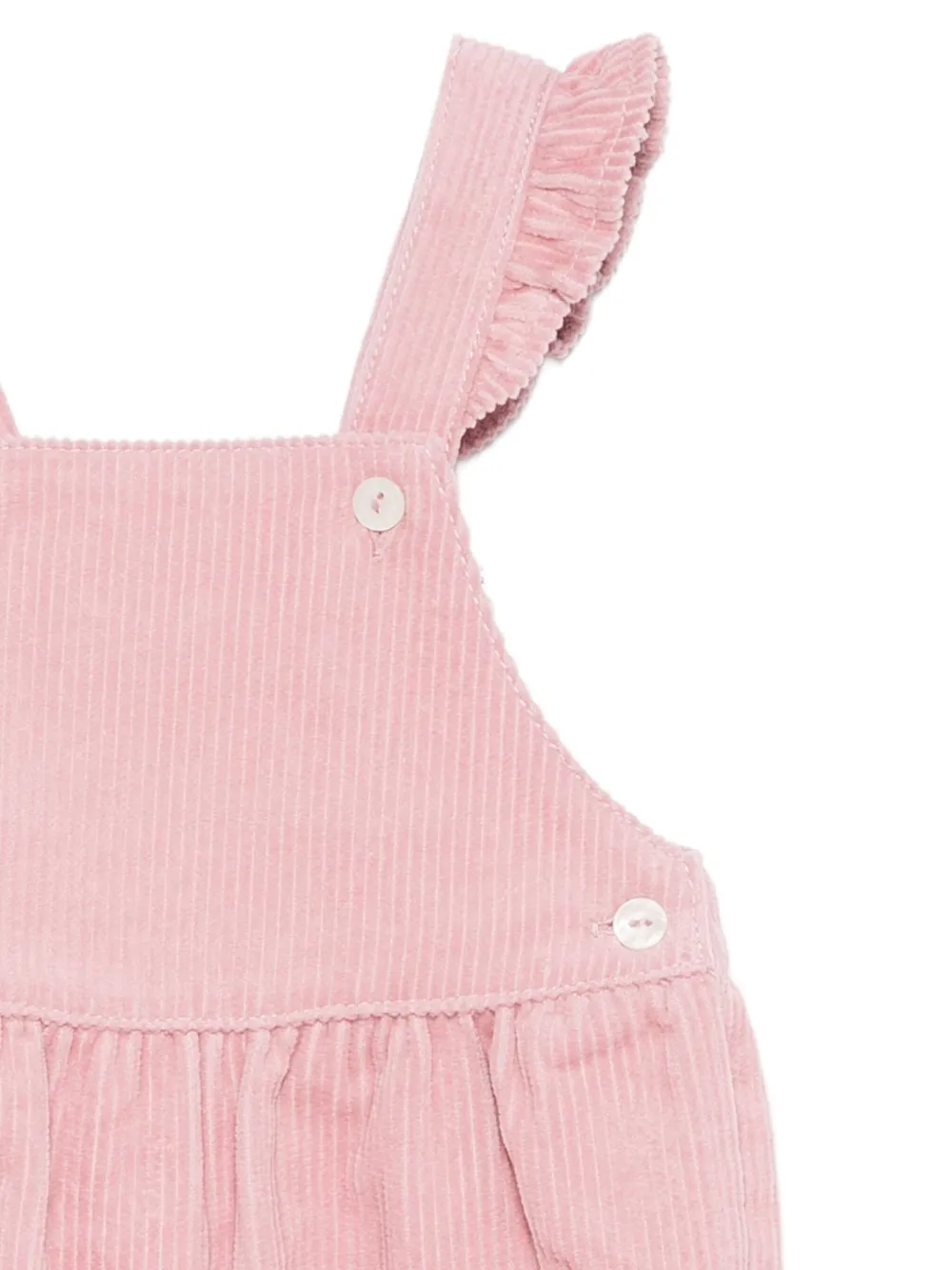 Tartine Et Chocolat Corduroy Romper In Pink