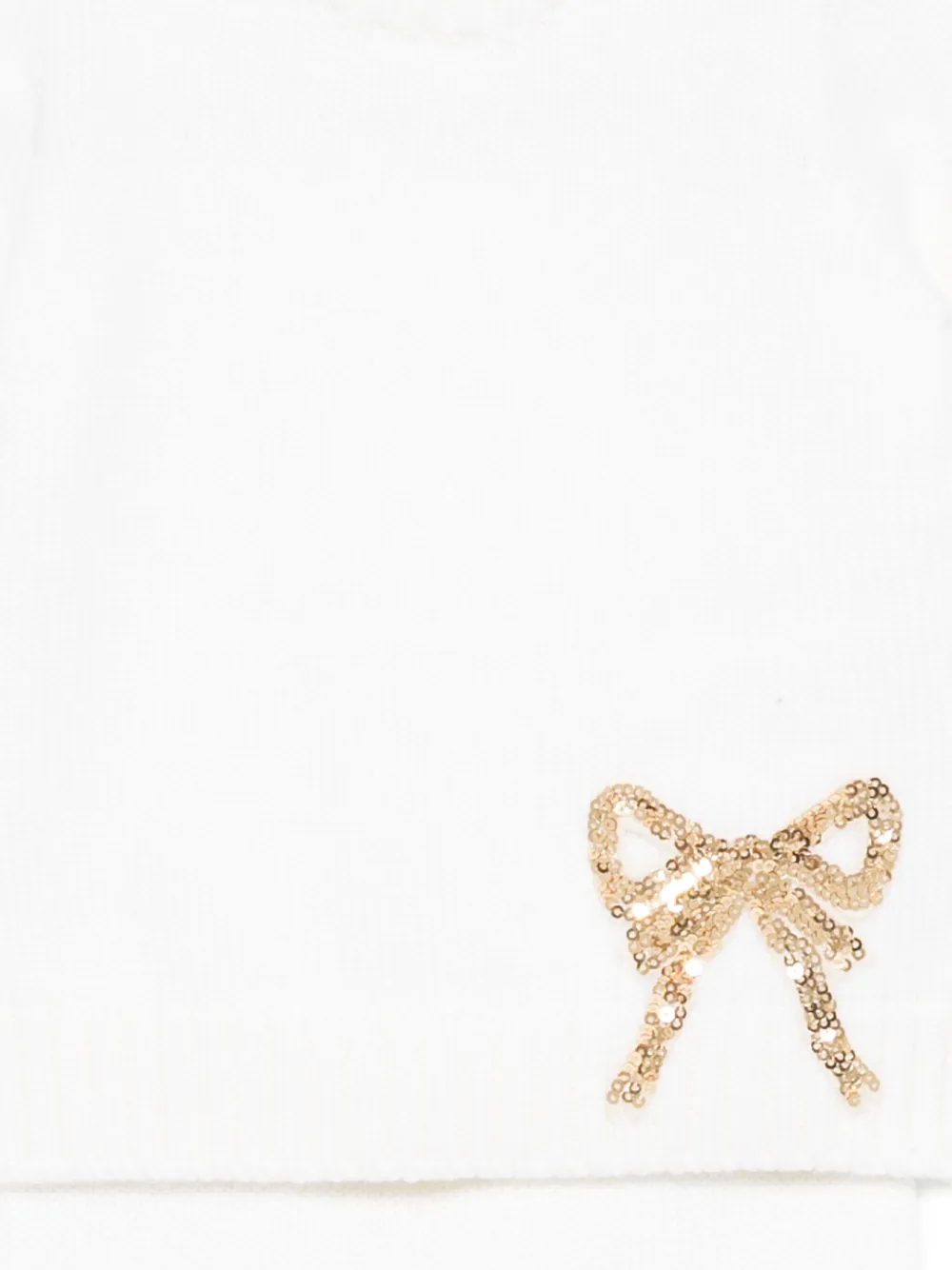 Gensami Sequin-embellished Babygrow Set In White