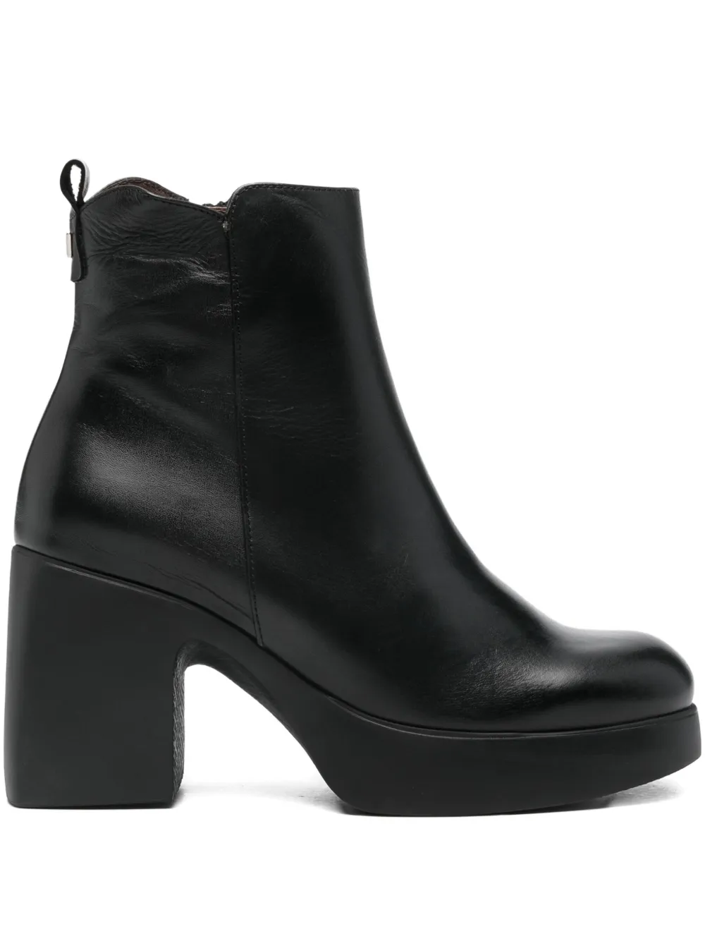 Wonders 80mm Block-heel Ankle Boots In Black