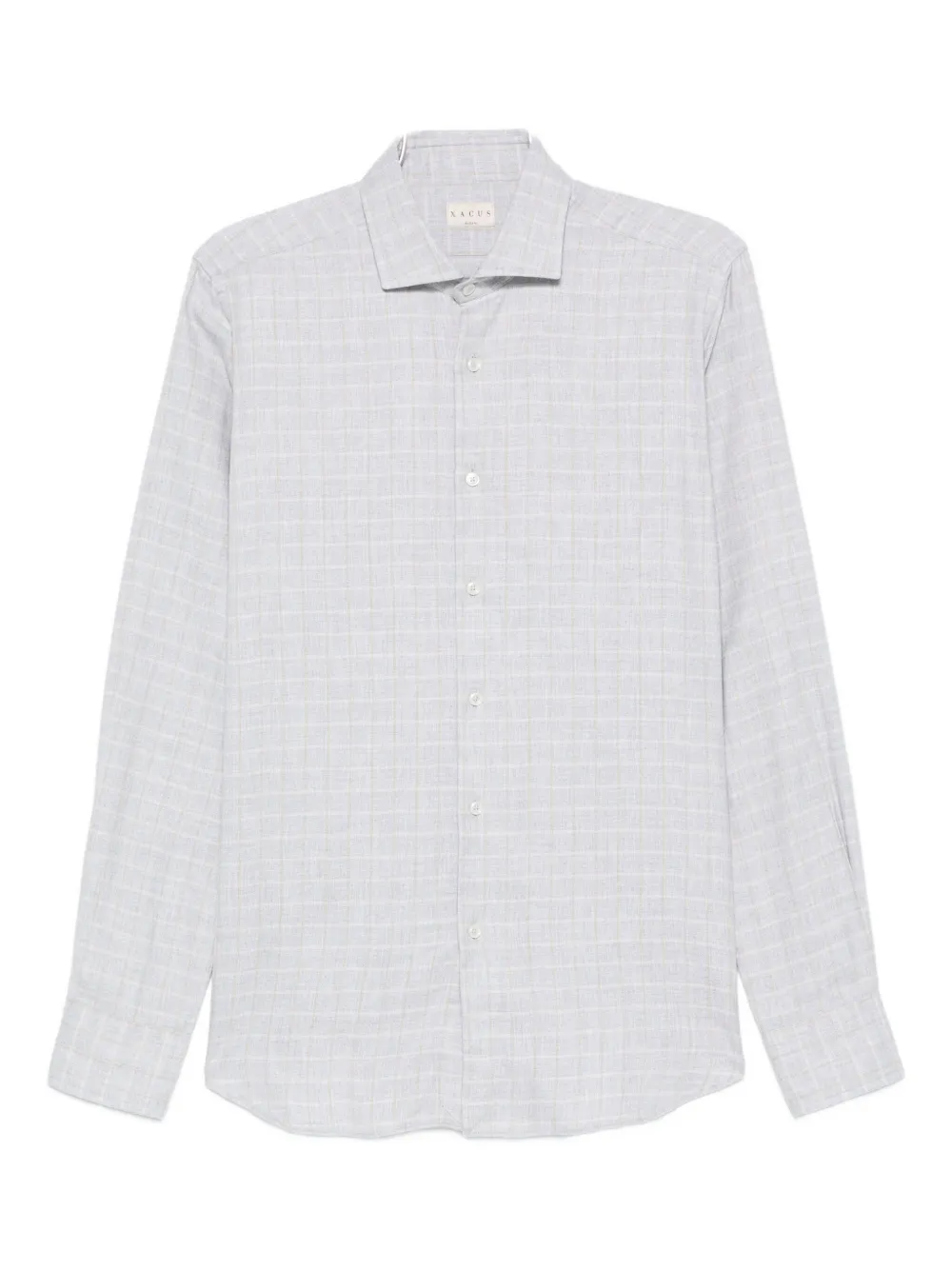 Xacus Checked Shirt In Gray
