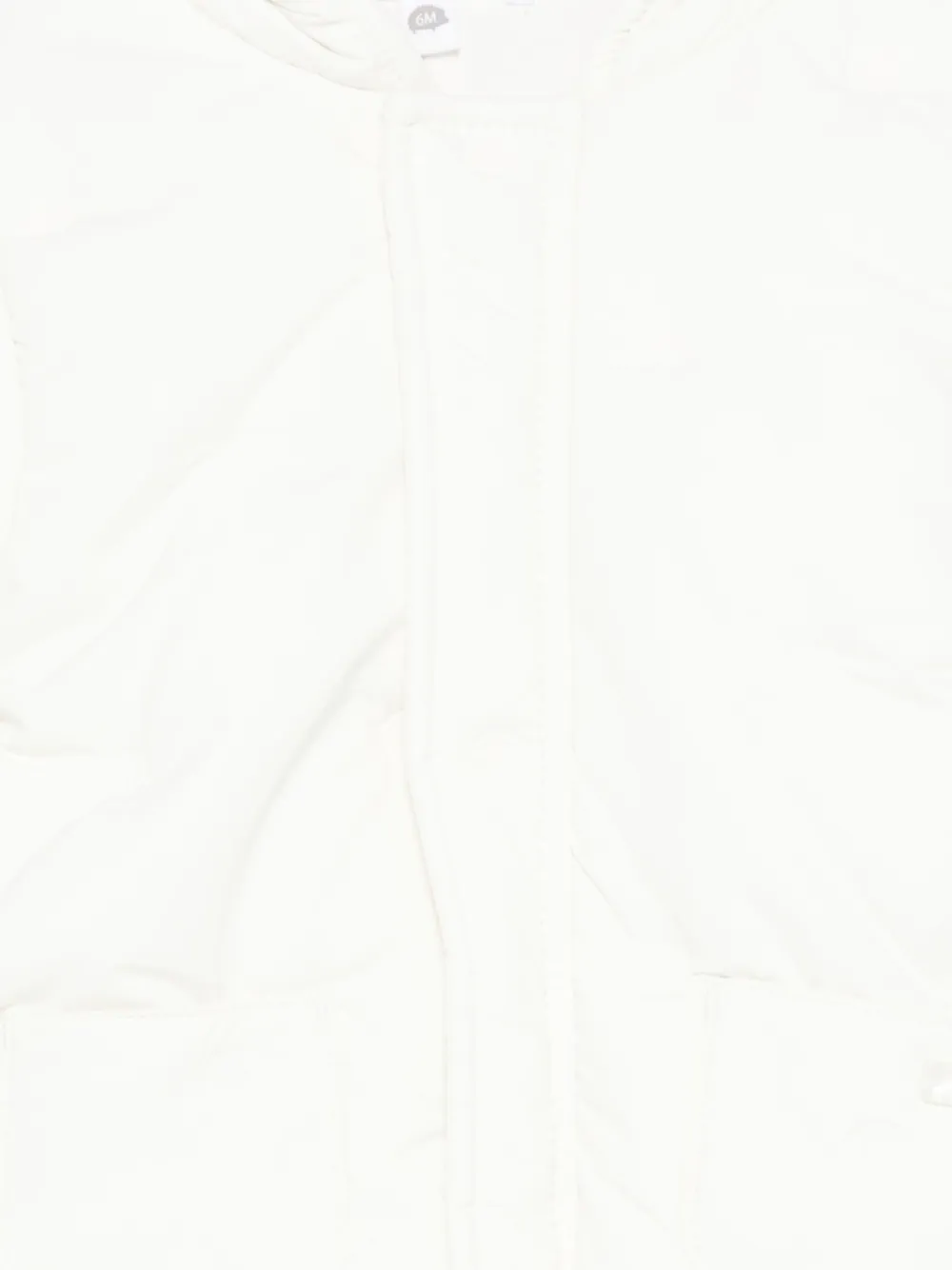 Tartine Et Chocolat Quilted Hooded Snowsuit In White