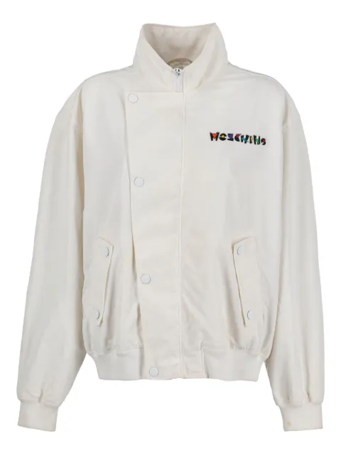 Moschino Pre-Owned 2021 logo-appliqué bomber jacket