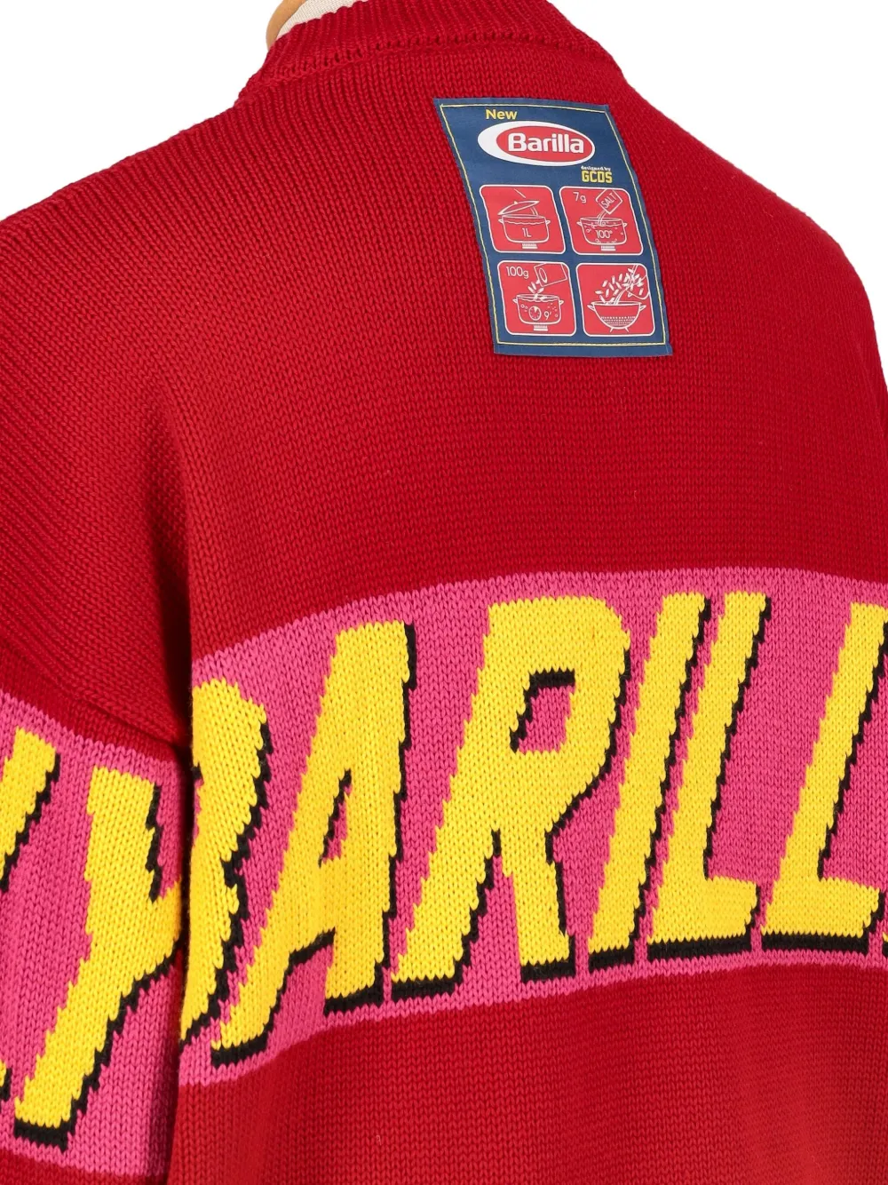 Pre-owned Gcds X Barilla 2019 Wool-blend Jumper In Red