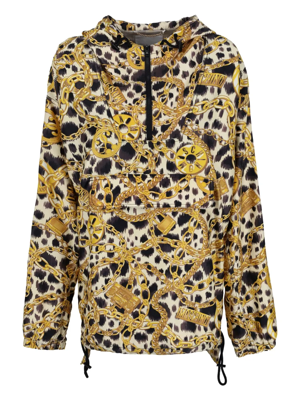 Moschino Pre-Owned chain-print jacket | Gold | Image 1
