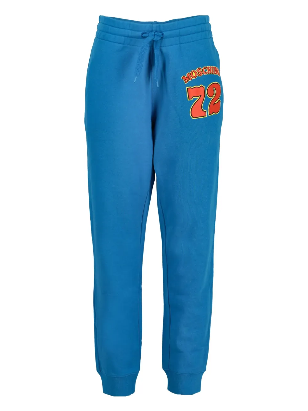 Moschino Pre-Owned wool-blend track pants | Blue | Image 1