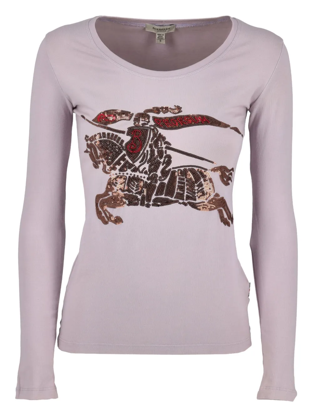 Burberry Pre-Owned logo-embellished T-shirt | Pink | Image 1