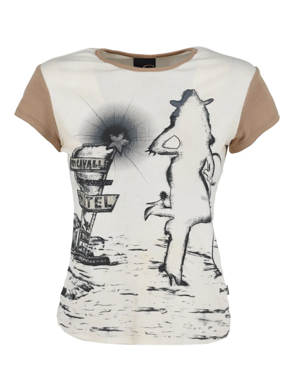 Just Cavalli graphic-print T-shirt | Neutrals | Image 1