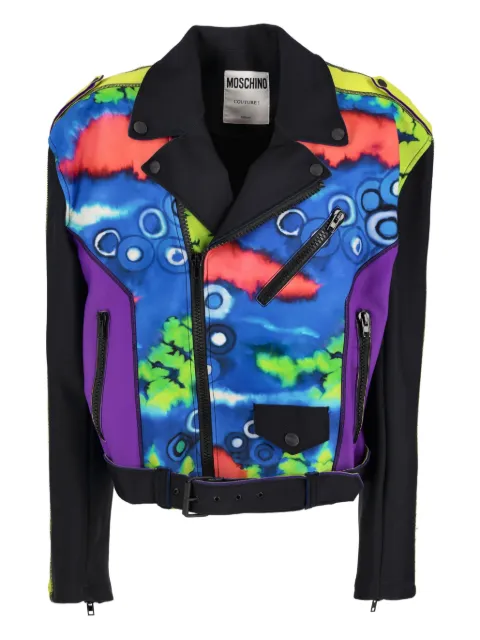 Moschino Pre-Owned colour-block jacket