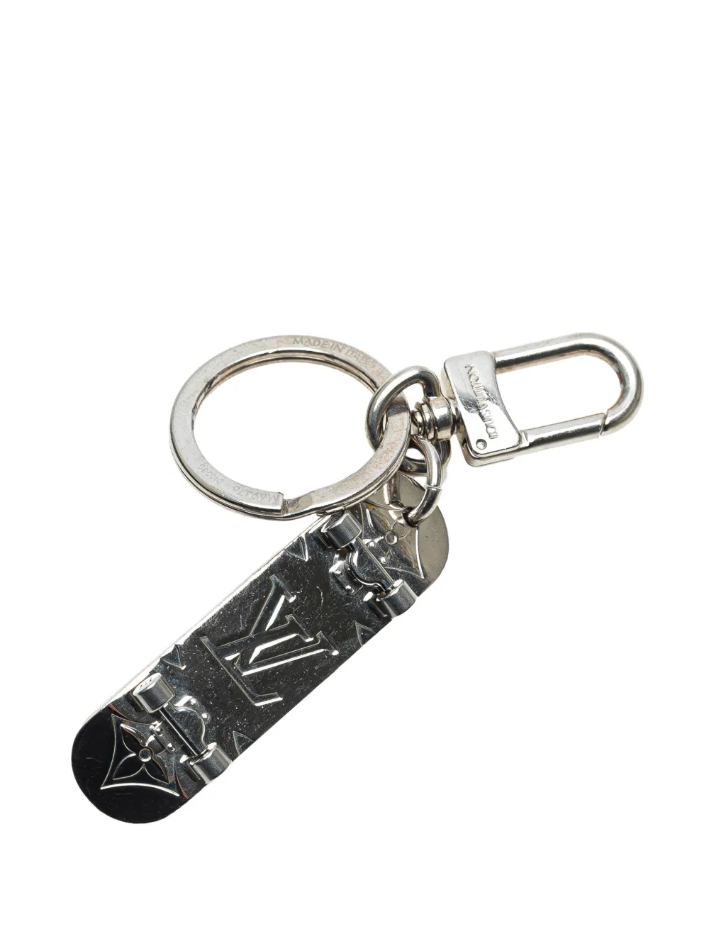 Louis Vuitton Pre-Owned 2020 Monogram Eclipse Skateboard Bag Charm and key holder | Image 2