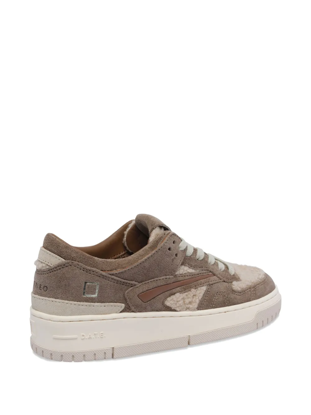 Date Torneo Teddy Suede-leather Sneakers In Brown