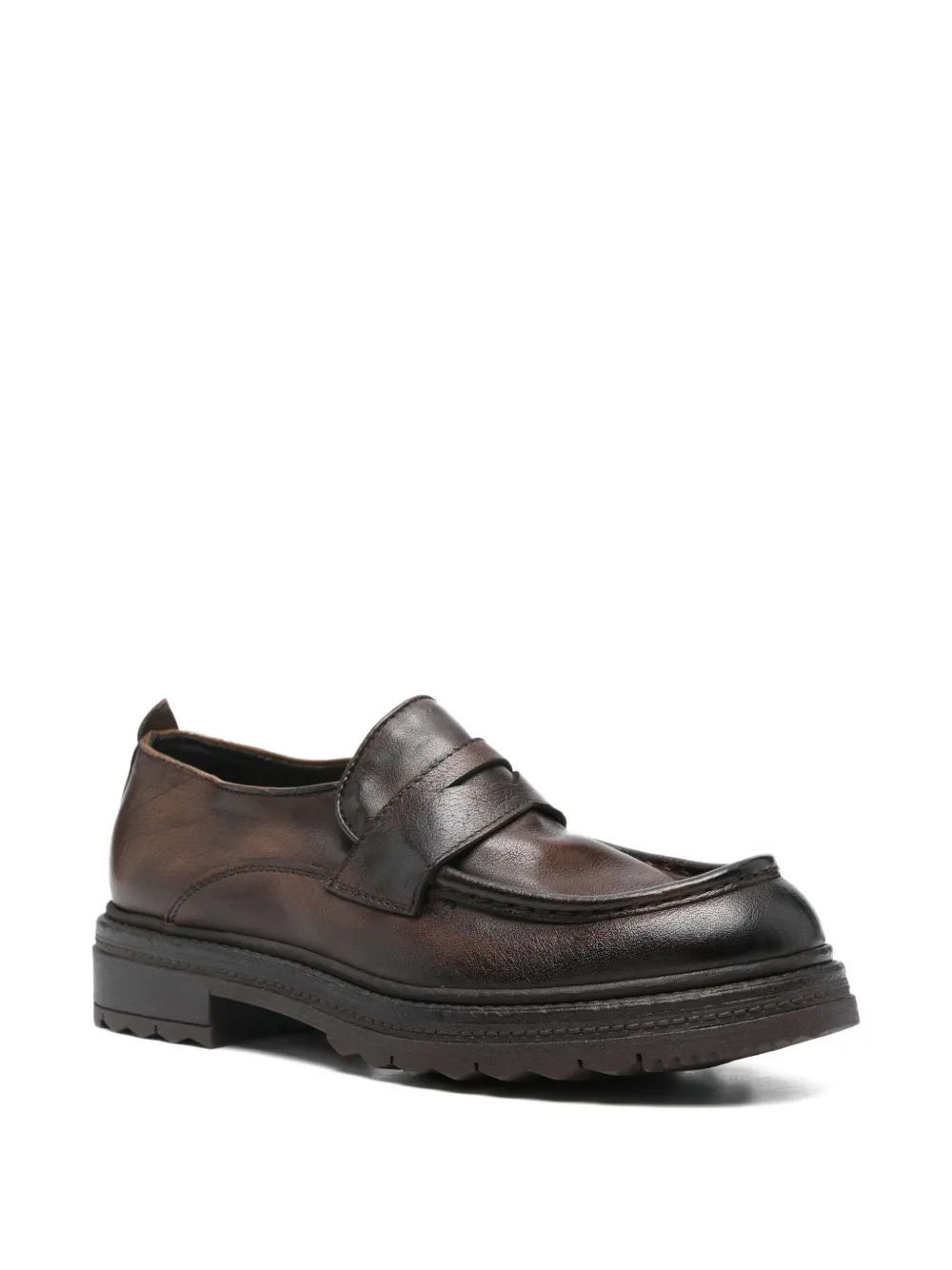 FRATELLI RENNELLA leather loafers - Bruin