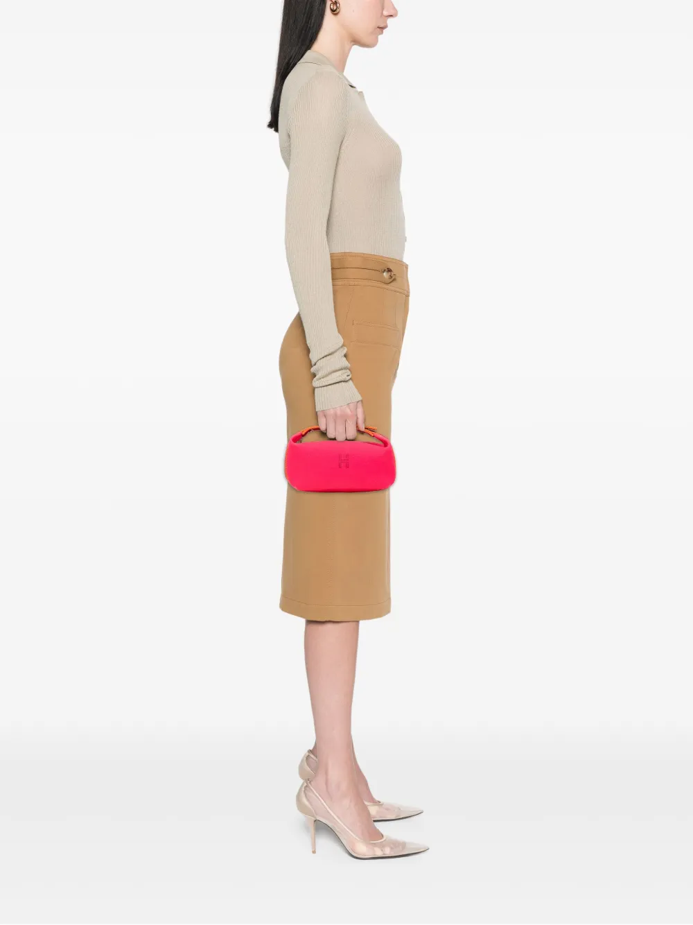 Hermès Pre-Owned 2020-2025 Small Canvas Bride A Brac Case vanity bag | Pre-Owned | Image 2