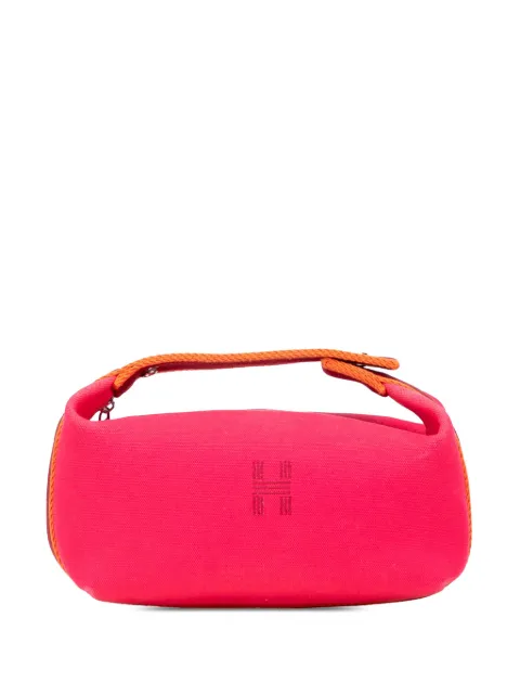 Hermès Pre-Owned 2020-2025 Small Canvas Bride A Brac Case vanity bag
