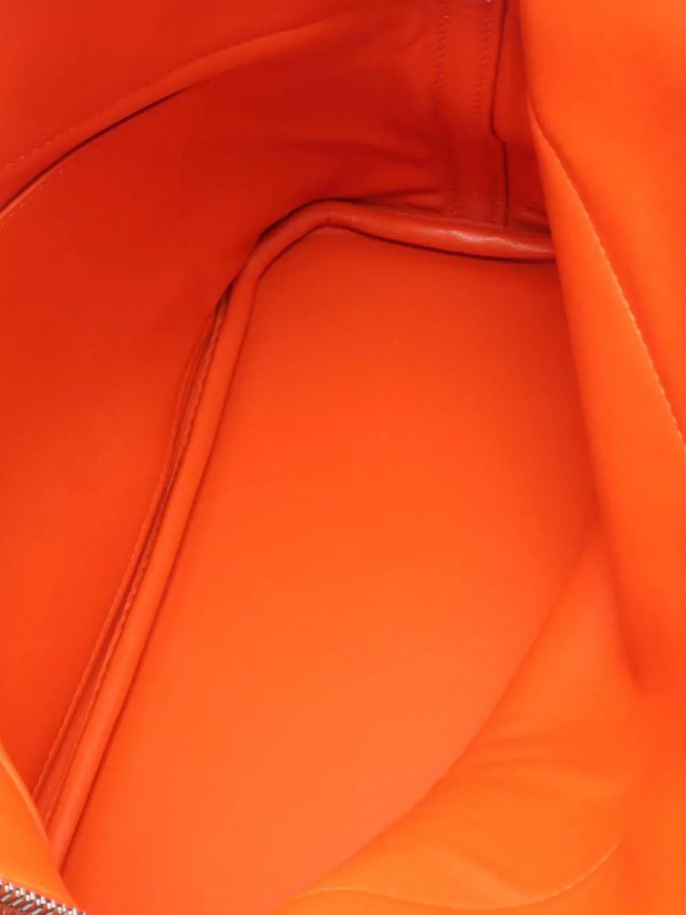 Pre-owned Hermes 2014 Clemence Bolide 31 Satchel In Orange