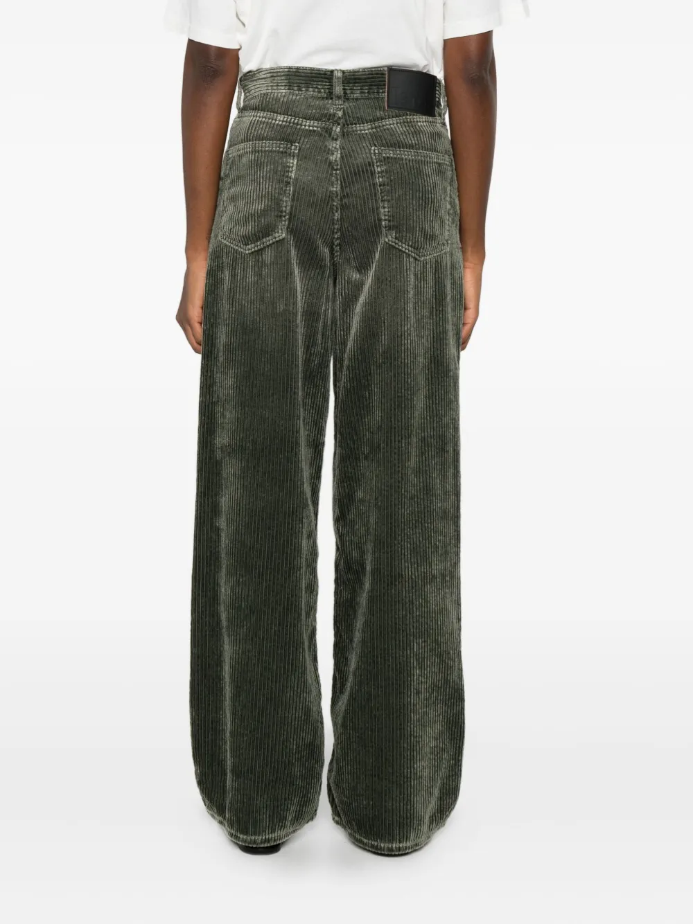 Bellerose Belt Loop Casual Pants In Green
