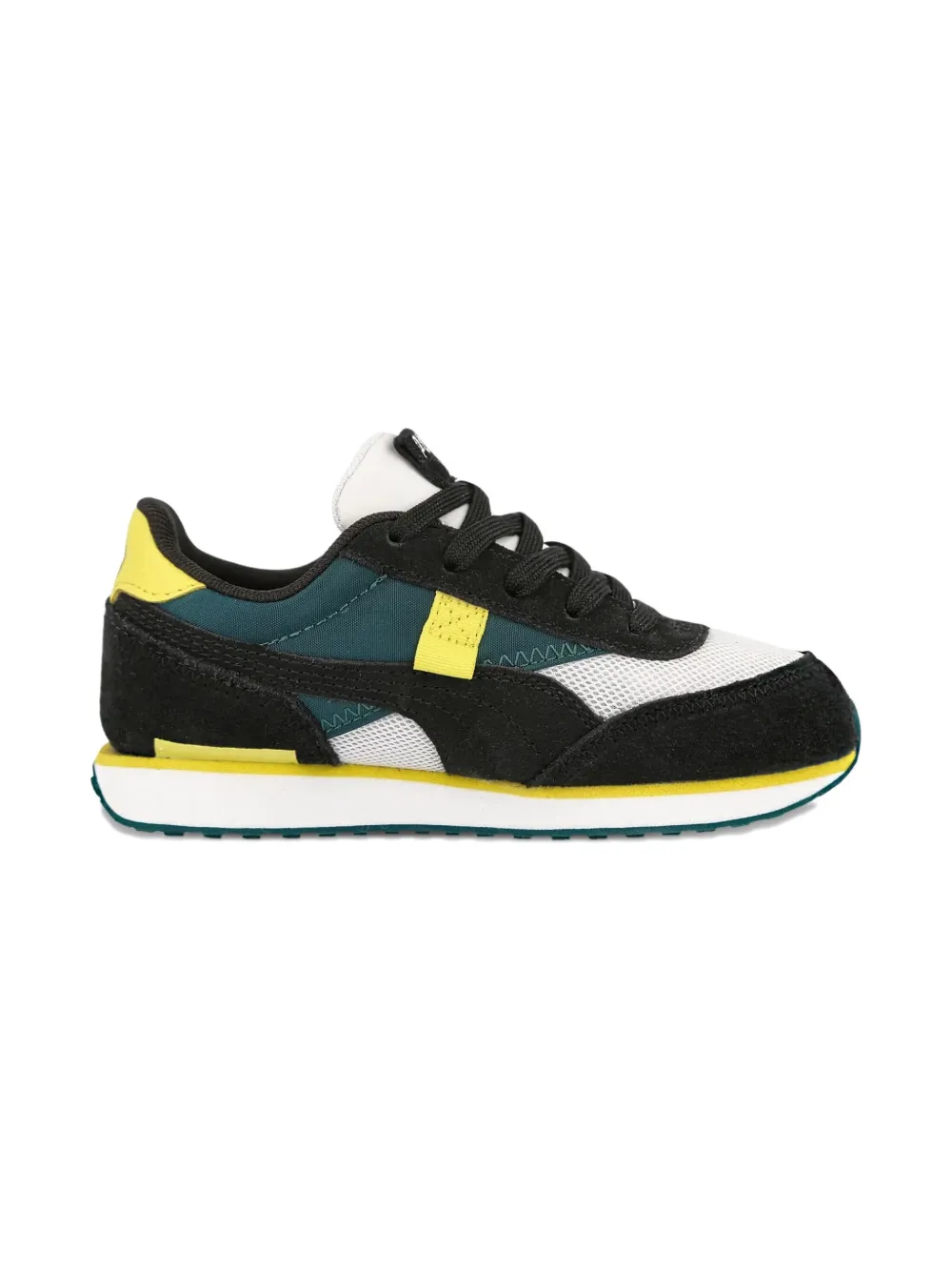 Puma Kids Future Rider PS Smileyworld - Black/Yellow sneakers - Zwart