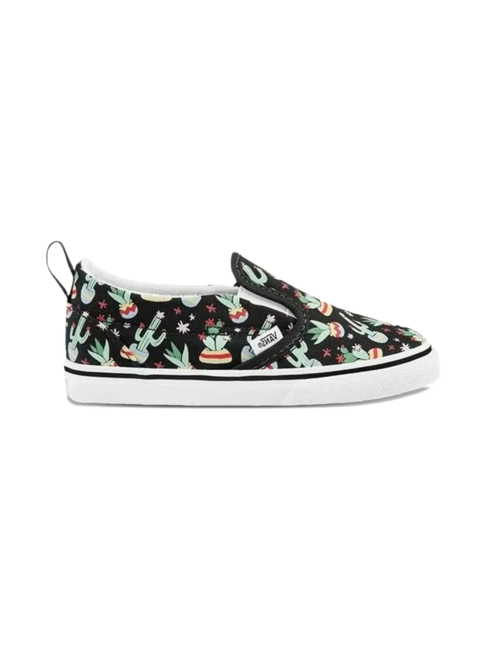 Vans Kids Slip On V TD "Cactus" sneakers Zwart