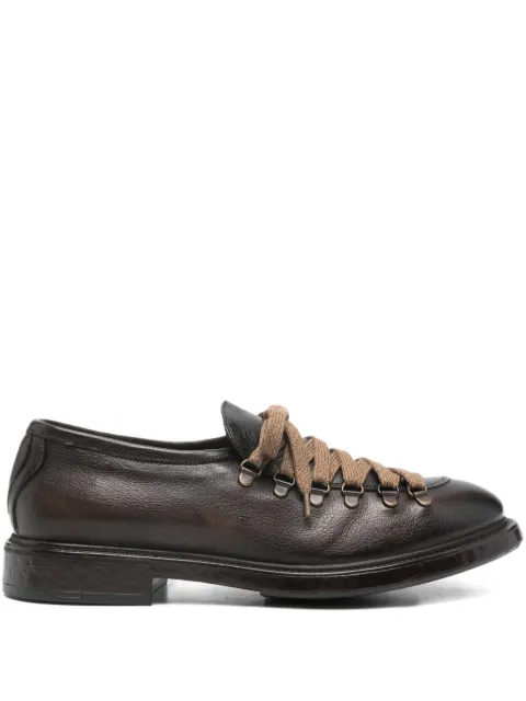 FRATELLI RENNELLA lace-up leather loafers