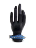 Valentino Garavani Pre-Owned 2010-2025 Leather Rockstud Double Wrap Bracelet costume bracelet - Blue