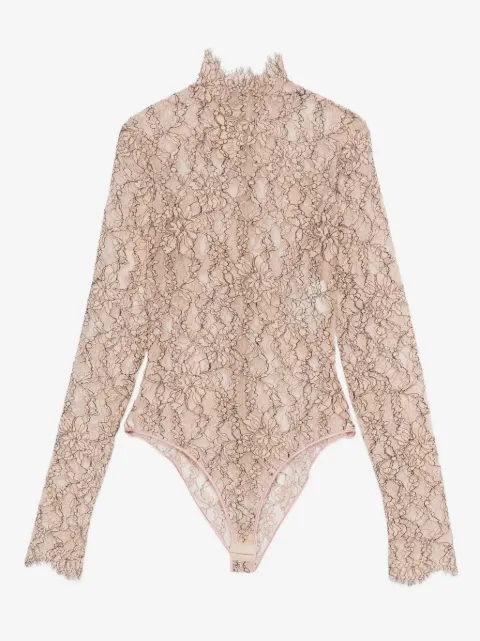 Valentino Garavani body con encaje floral