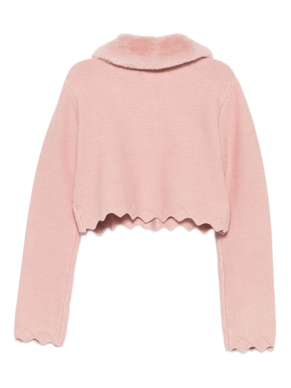 Abel & Lula cárdigan con cuello texturizado | Prendas tejidas | Image 2