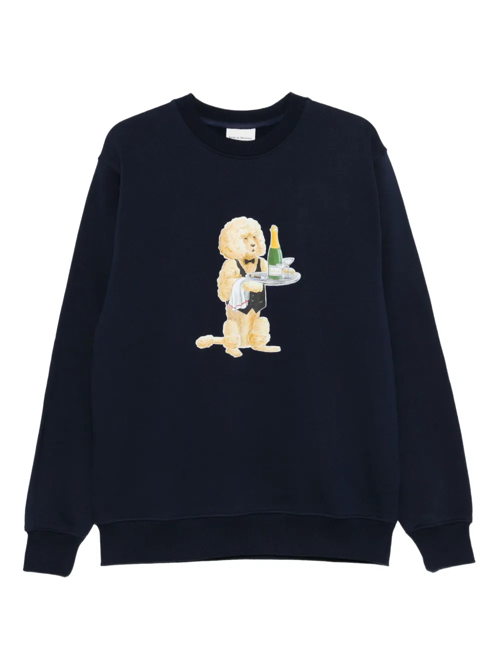 Drôle De Monsieur cotton sweatshirt | Blue | Image 1