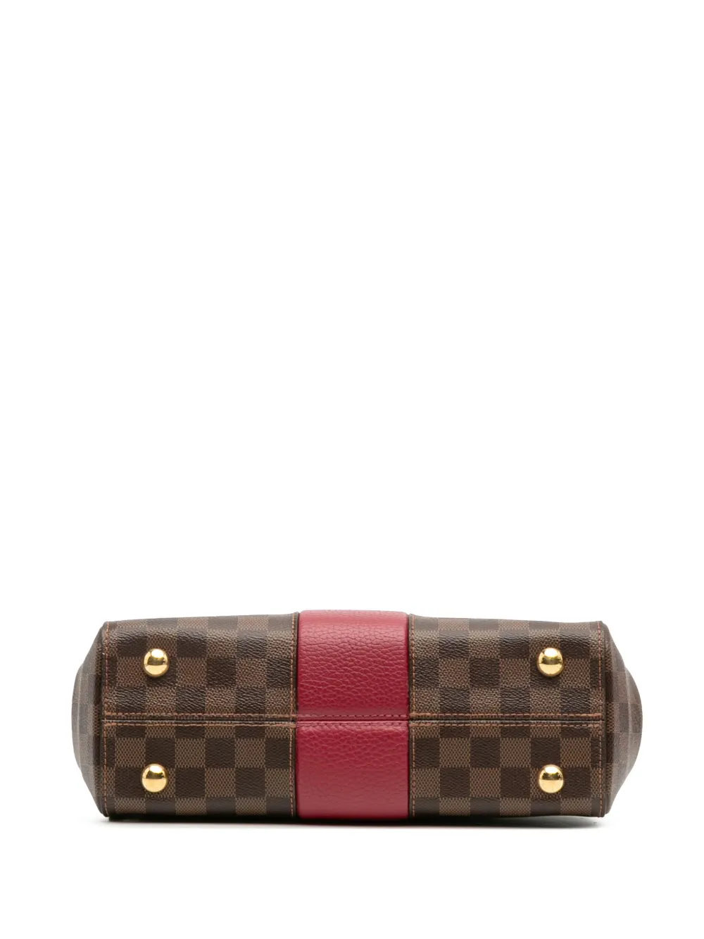 Pre-owned Louis Vuitton 2018 Damier Ebene Bond Street Bb Satchel In Brown